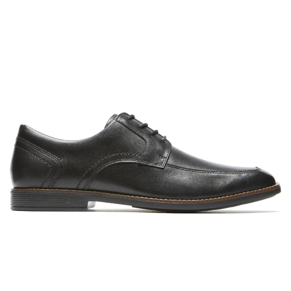 Oxfords Rockport Homem Pretas - Braylon Apron Toe - 42579CZTR